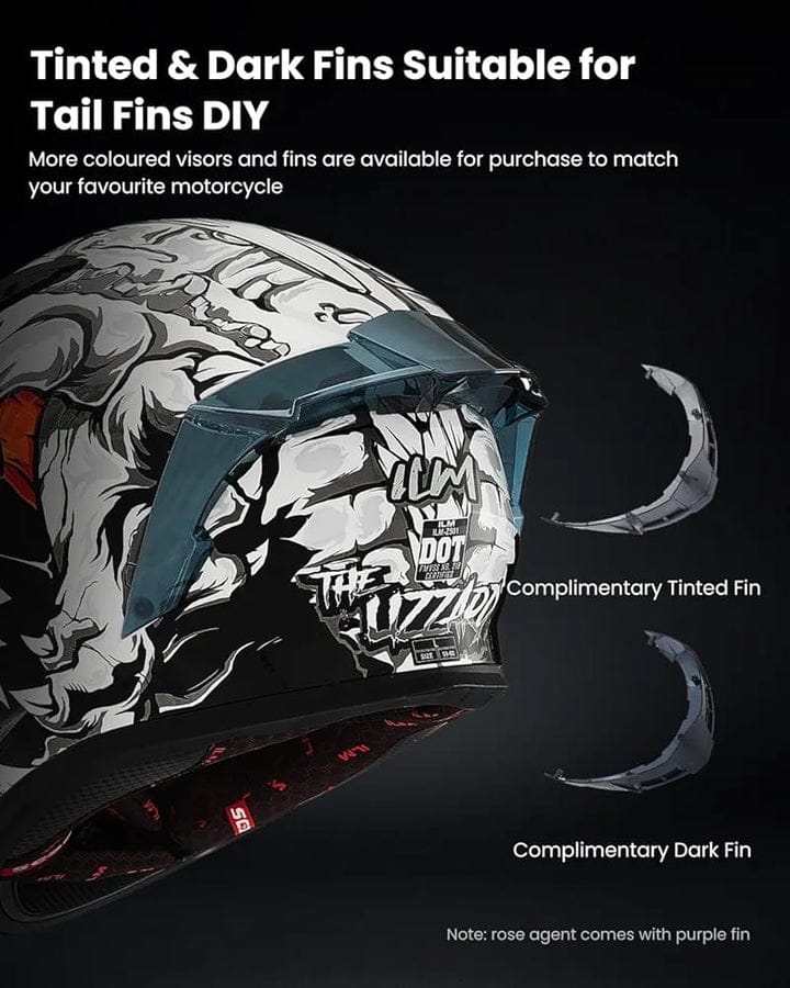 ILM Motorcycle Helmet Full Face Casco DOT Model. ⭐⭐⭐⭐⭐ (4.8/5)
