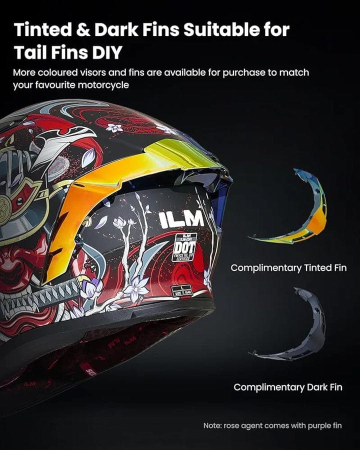 ILM Motorcycle Helmet Full Face Casco DOT Model. ⭐⭐⭐⭐⭐ (4.8/5)