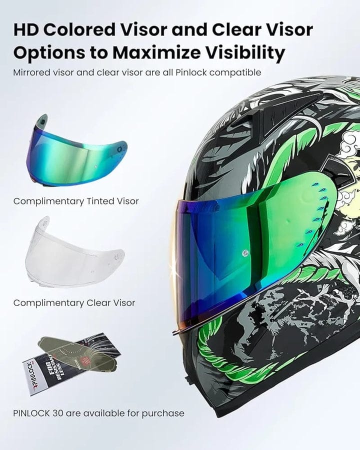 ILM Motorcycle Helmet Full Face Casco DOT Model. ⭐⭐⭐⭐⭐ (4.8/5)