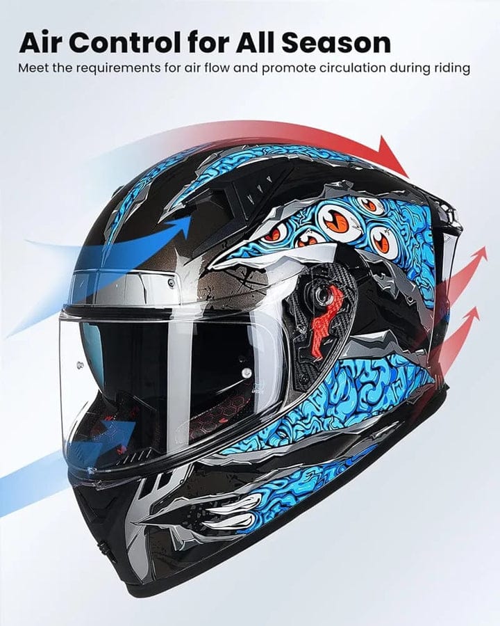 ILM Motorcycle Helmet Full Face Casco DOT Model. ⭐⭐⭐⭐⭐ (4.8/5)